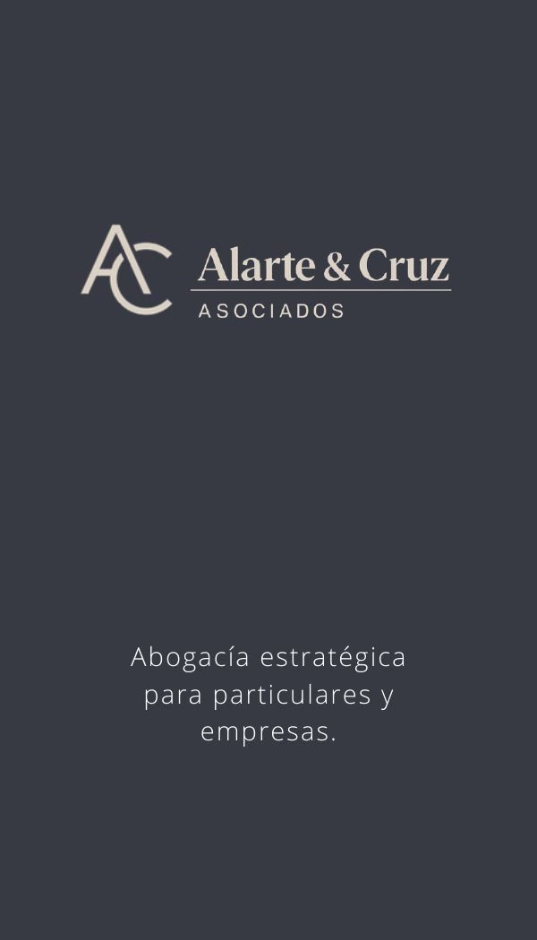 Pieza gráfica de Alarte & Cruz Asociados